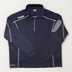 Ping Sensor Cool 1/4 Zip Pullover Golf Shirt Men's XL/TG Black
